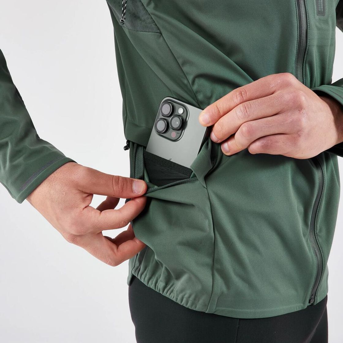 데카트론 남성 러닝 장갑일체형 자켓 런 웜 900 스모크 그린(Decathlon Men's Running Jacket with Built-in Gloves Run Warm 900 Smoke Green) - 9