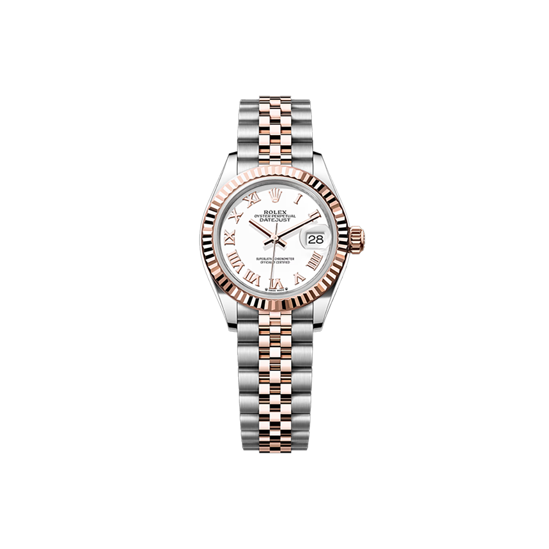 ITPEKNPS62FI Rolex Datejust White Roman Jubilee