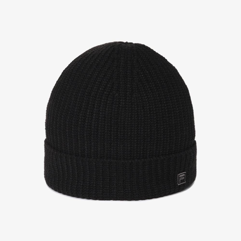 [5% 적립] 휠라 베이직 미드 비니 블랙([5% 적립] FILA Basic Mid Beanie Black) - 3
