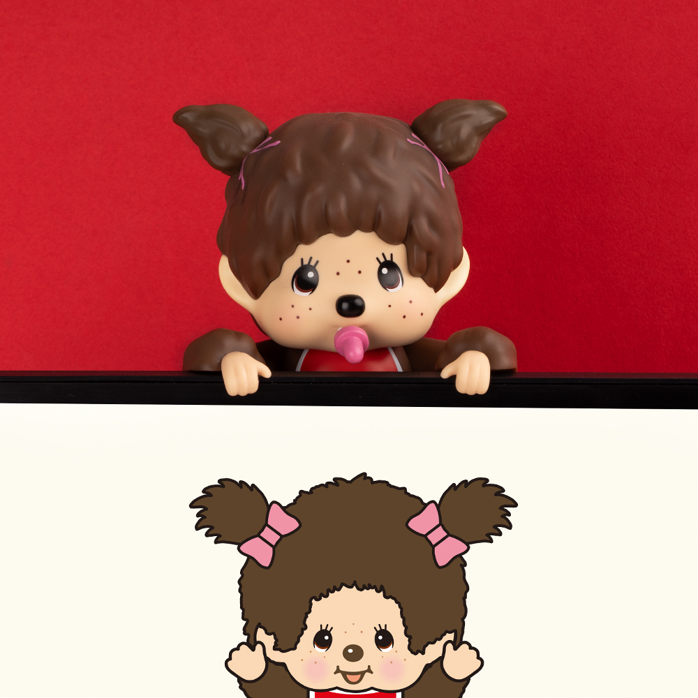 로이체 몬치치 모니터 걸이 피규어 방향제(Royche Monchhichi Figure Monitor Air Freshener) - 5