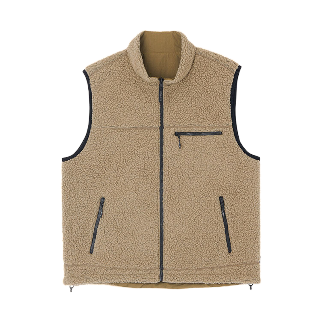 그라미치 리버시블 쉐르파 베스트 베이지 탄 - US 사이즈(Gramicci Reversible Sherpa Vest Beige Tan - US Sizing)
