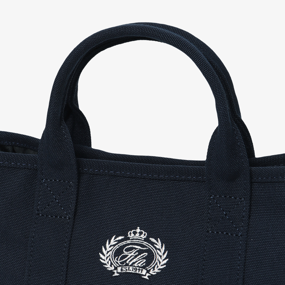 [5% 적립] 휠라 데일리 멀티 포켓 미니 캔버스백 다크네이비([5% 적립] FILA Daily Multi Pocket Mini Canvas Bag Dark Navy) - 3