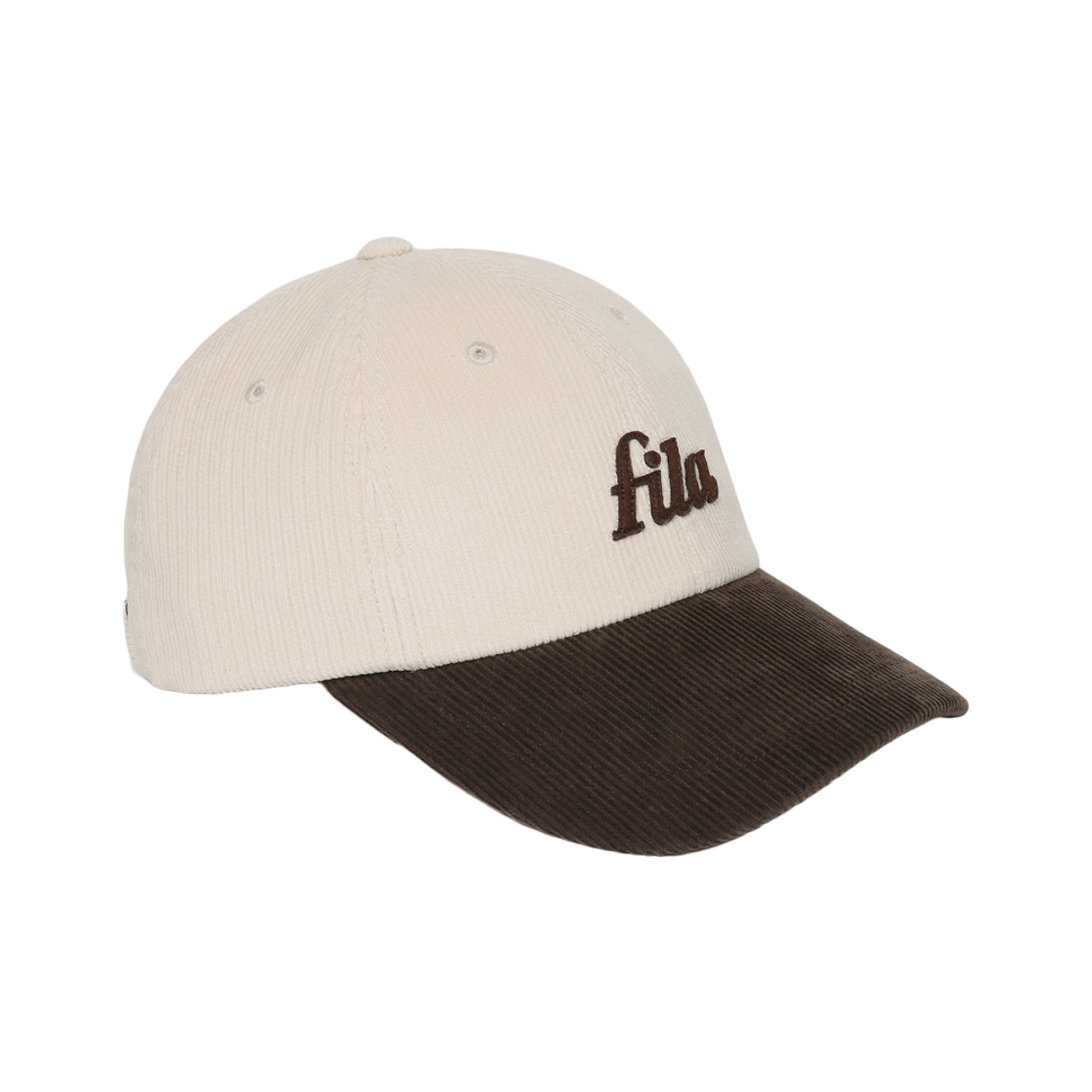 1100FS264CP01X004150 [5% 적립] FILA Corduroy F Box Ball Cap Ivory