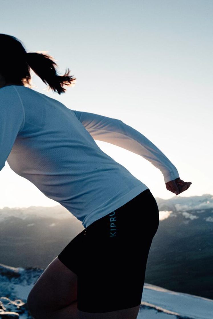 데카트론 여성 러닝 심리스 긴팔 티 런 500 울트라 화이트(Decathlon Women's Running Seamless Long-Sleeved T-shirt Run 500 Ultra White) - 10