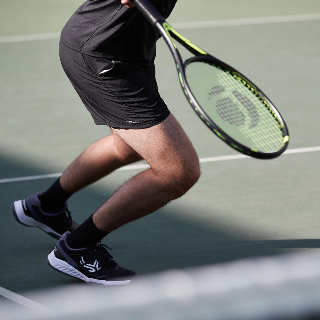 데카트론 남성 테니스 반바지 에센셜 100 스모크 블랙(Decathlon Men's Tennis Shorts Essential 100 Smoke Black) - 6