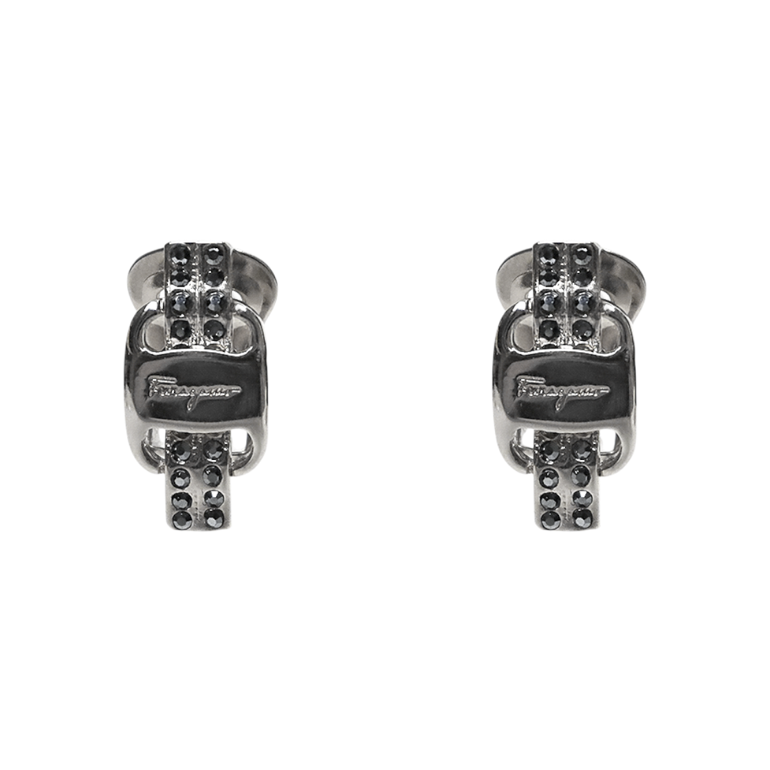 ITRJKVEC6TTQ Ferragamo Vara Silver Earrings