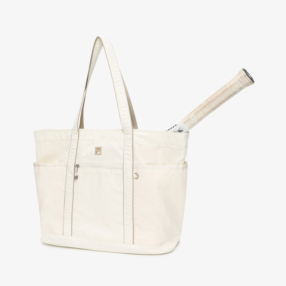[5% 적립] 휠라 퍼포먼스 테니스 숄더백 아이보리([5% 적립] FILA Performance Tennis Shoulder Bag Ivory) - 4