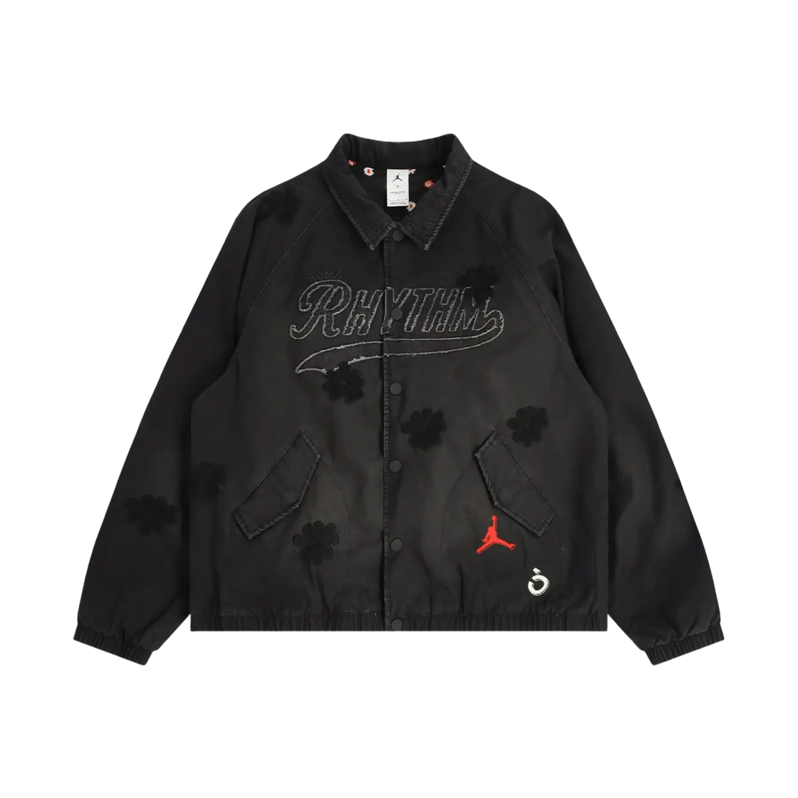 IQ8399-010 Jordan x Nomarhythm Textile Bomber Jacket Black