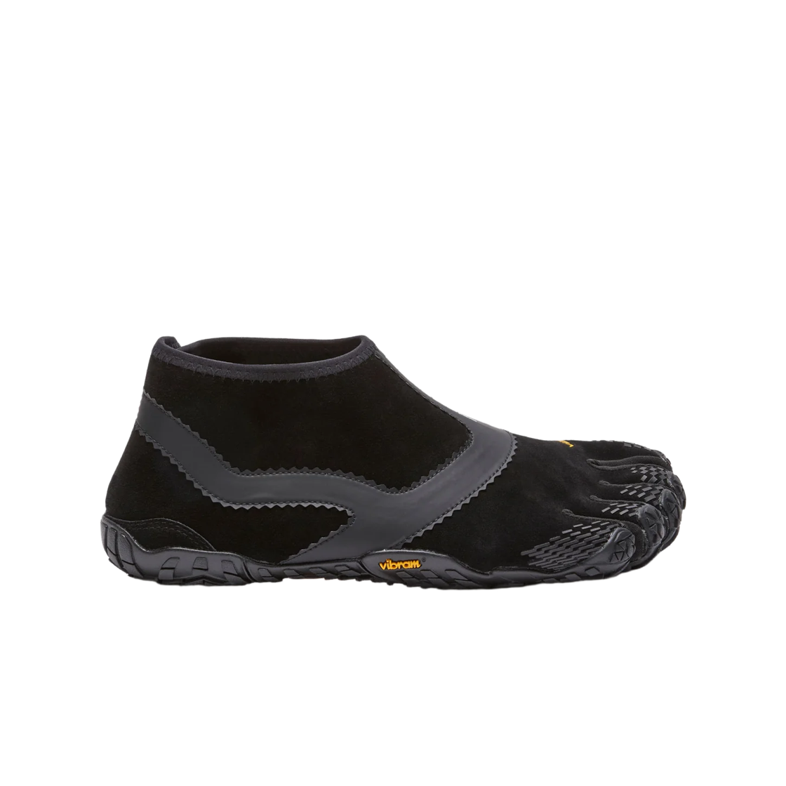 (W) 수이코크 x 비브람 파이브핑거스 닌 로우 스웨이드 블랙((W) Suicoke x Vibram Fivefingers Nin-Lo Suede Black)