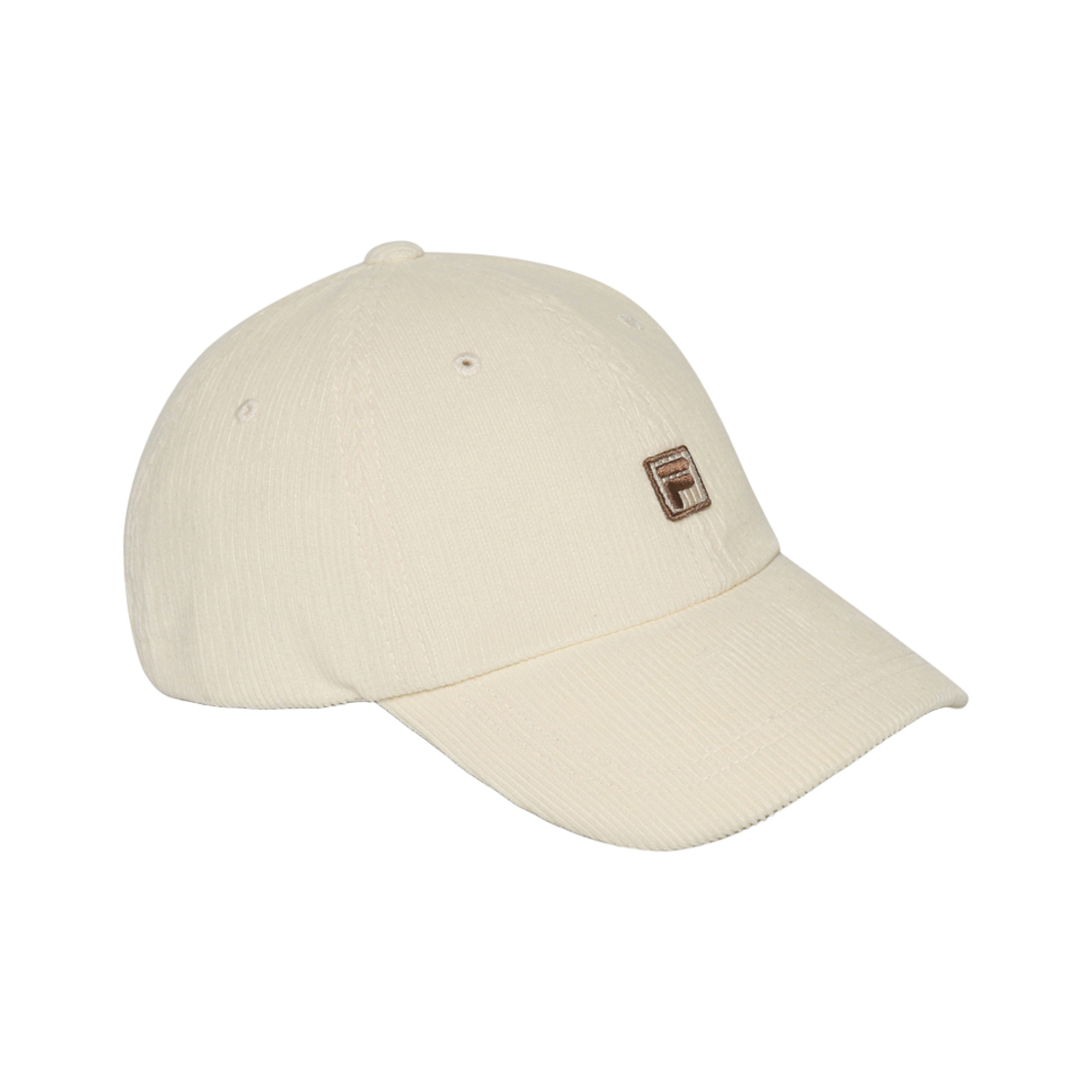 1100FS264CP01X003175 [5% 적립] FILA Corduroy F Box Ball Cap Ivory