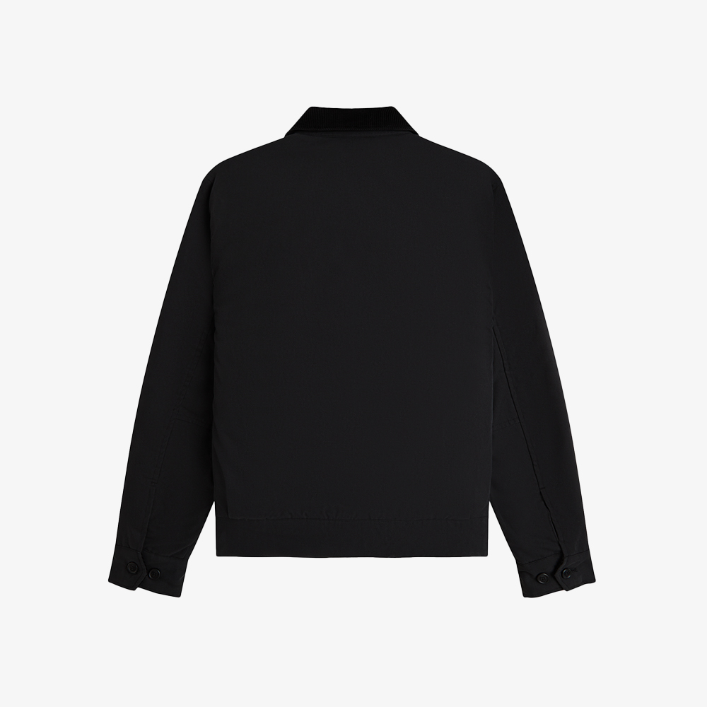 프레드페리 투웨이 코튼 카반 재킷 블랙(Fred Perry Cotton Caban Jacket Black) - 2