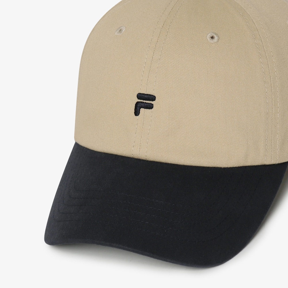 [5% 적립] 휠라 F로고 배색 볼캡 다크네이비([5% 적립] FILA F Logo Color Block Ball Cap Dark Navy) - 2