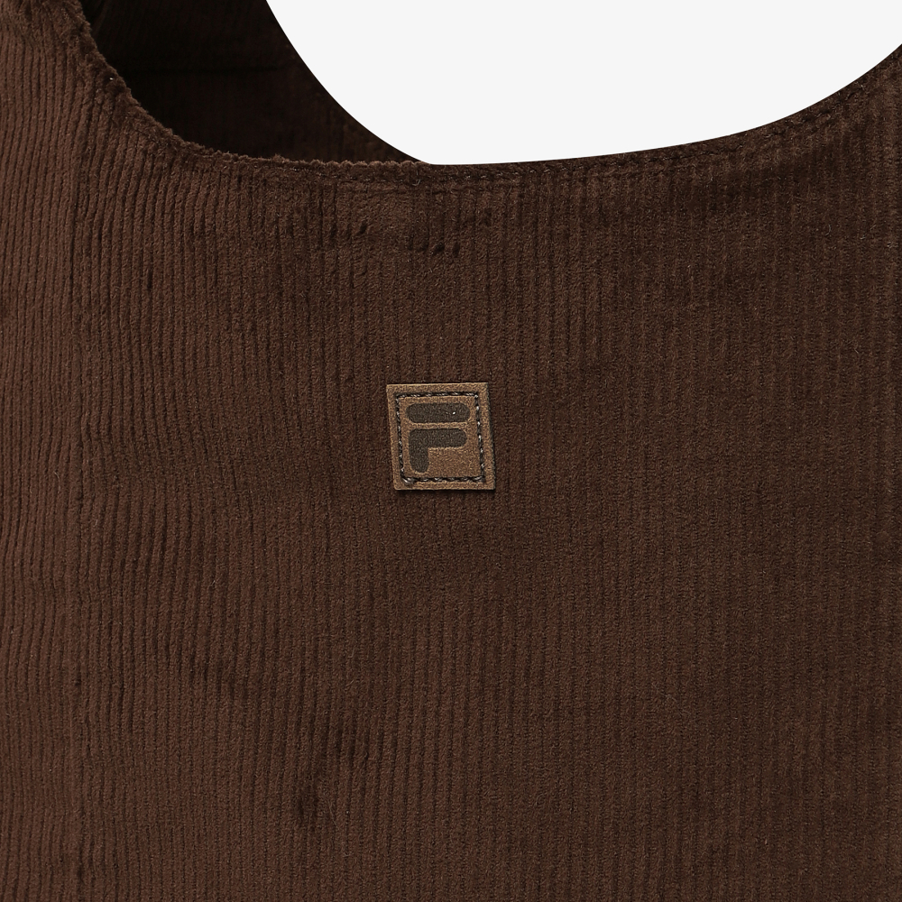 [5% 적립] 휠라 코듀로이 숄더백 다크브라운([5% 적립] FILA Corduroy Shoulder Bag Dark Brown) - 3