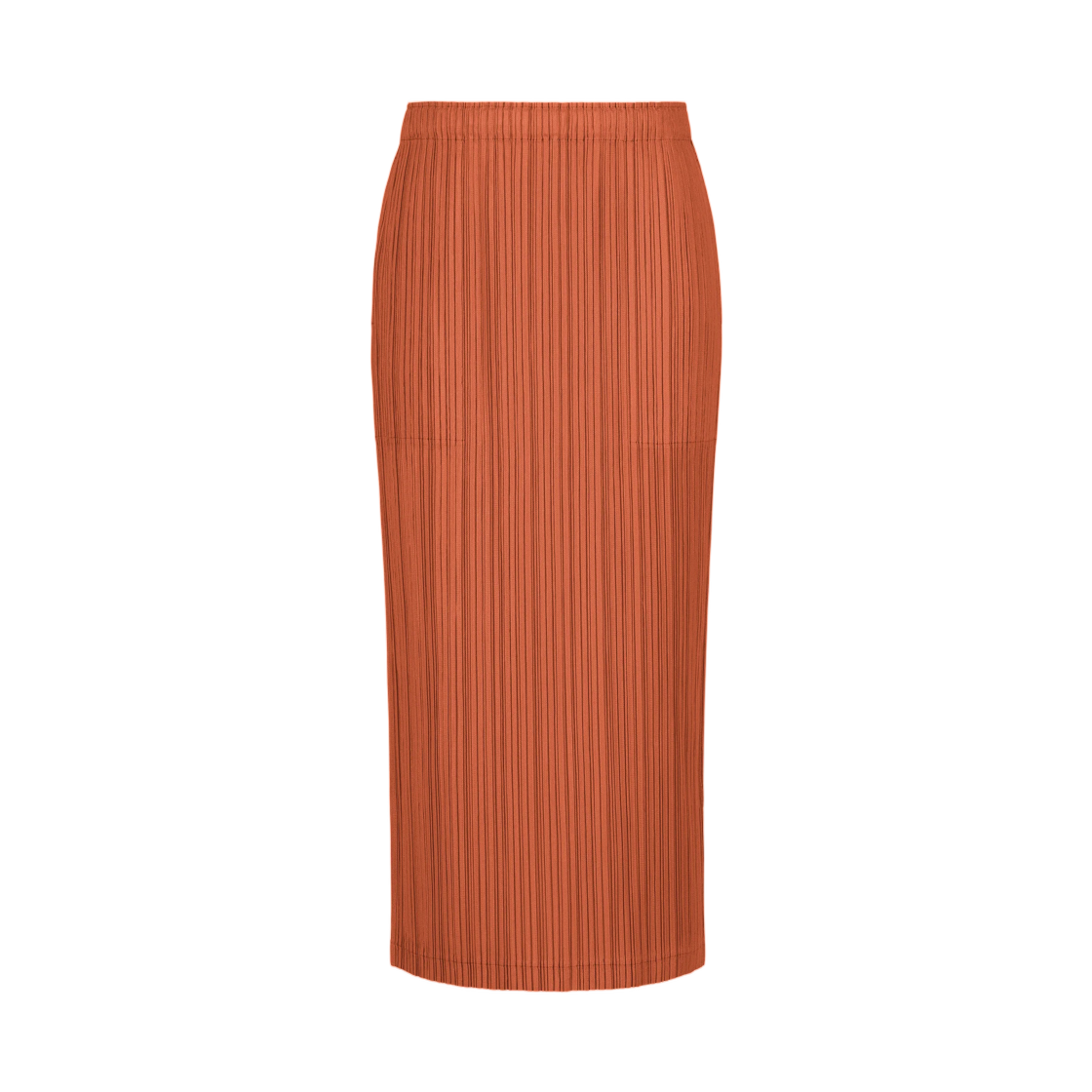 PP63-JG383-45 (W) Pleats Please Issey Miyake Thicker Bottoms 2 Skirt Terracotta