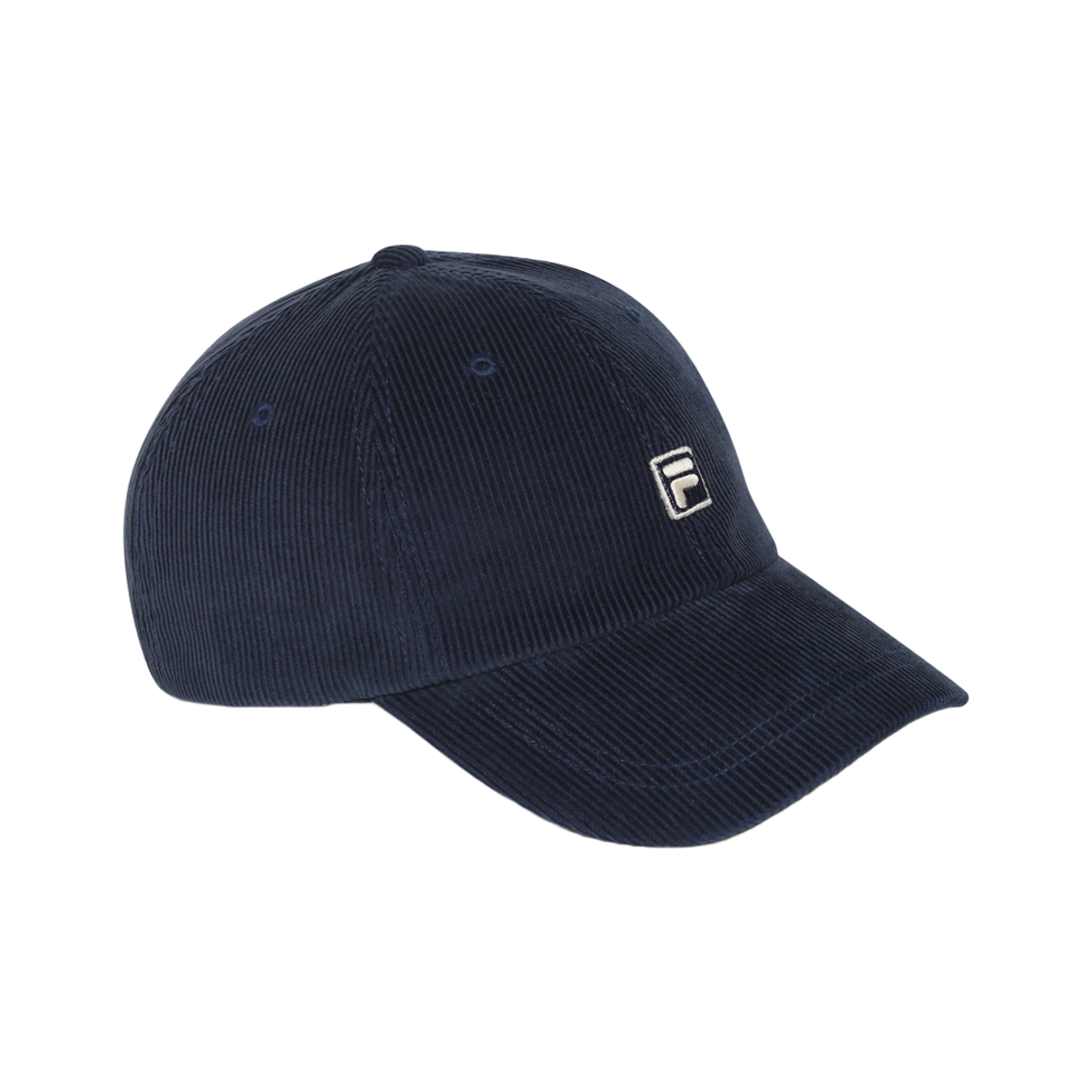 1100FS264CP01X003472 [5% 적립] FILA Corduroy F Box Ball Cap Dark Navy