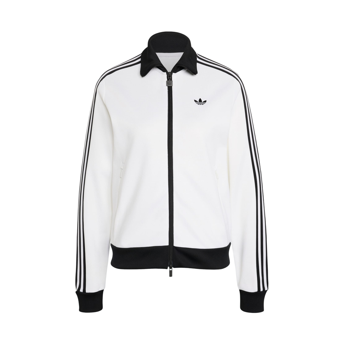 KV9565 (W) Adidas Franz Beckenbauer Classics Track Top White Black - KR Sizing