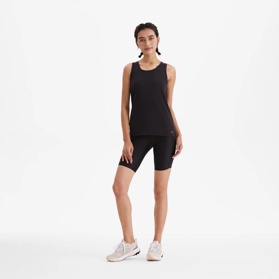 데카트론 여성 러닝 싱글렛 런 100 스모크 블랙(Decathlon Women's Running Singlet Run 100 Smoke Black) - 7