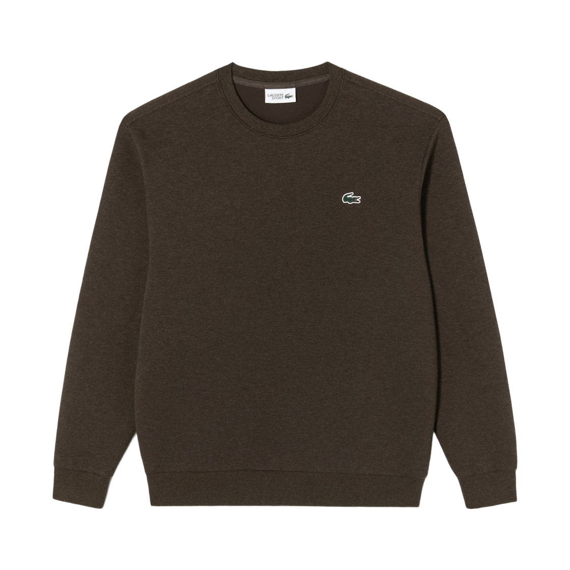 SH616E-56N-DPD Lacoste Technical Crewneck Sweatshirt Brown