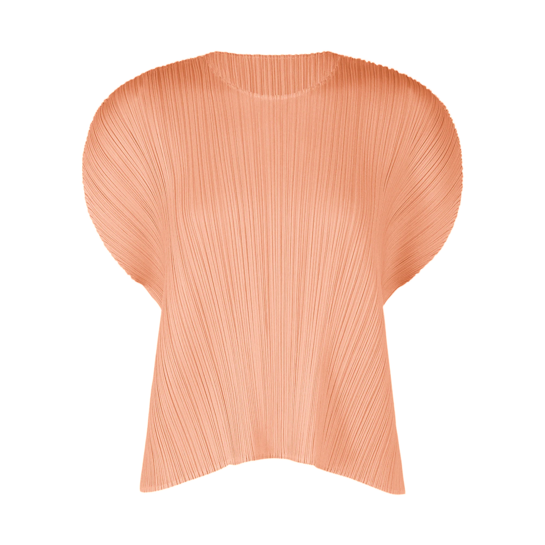 PP63-JK113-30 (W) Pleats Please Issey Miyake Monthly Colors July Top Pale Orange