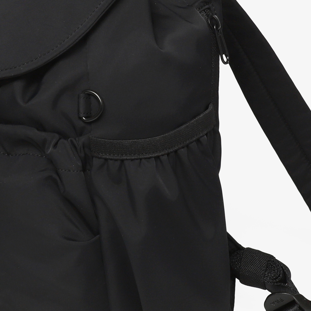 [5% 적립] 휠라 데일리 플랩 미니백팩 블랙([5% 적립] FILA Daily Flap Mini Backpack Black) - 4