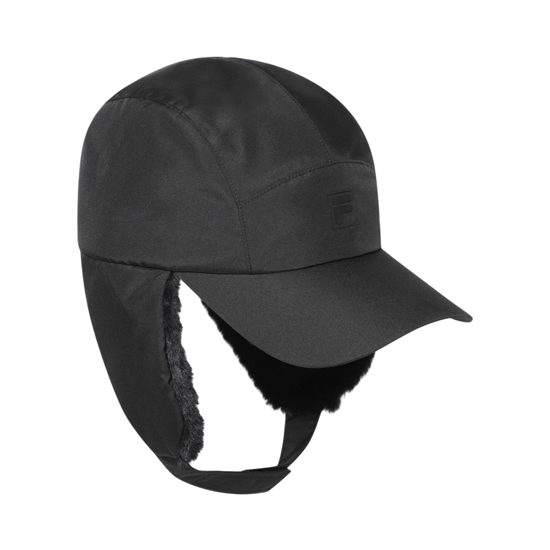 1100FS264CP01X008001 [5% 적립] FILA Earflap Winter Hat Black