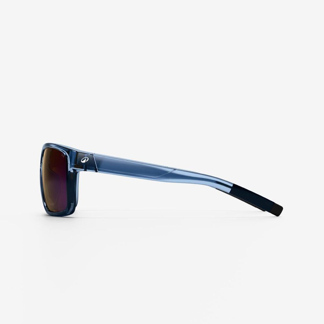 데카트론 스포츠 미러렌즈 스퀘어 선글라스 익스플로어 500 스톰 블루(Decathlon Sports Mirrored Square Sunglasses Explore 500 Storm Blue) - 4