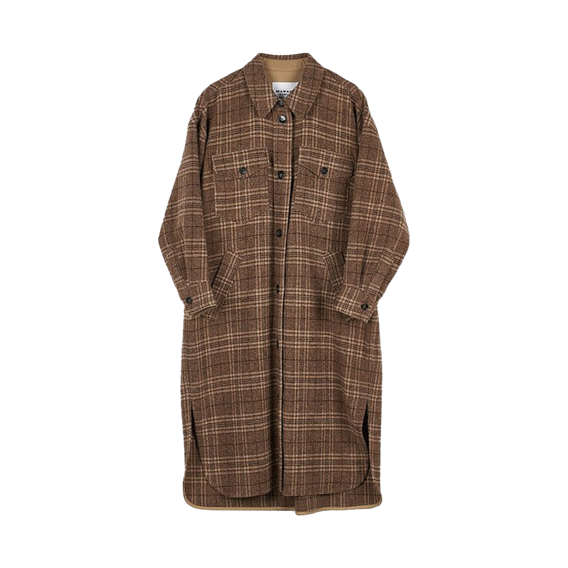 MA0437FA C3D02E 50CA [15% 쿠폰] (W) Isabel Marant Gislene Virgin Wool Coat Caramel - 25FW