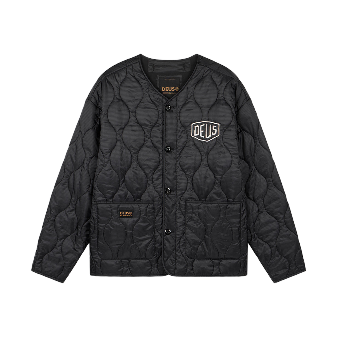 - Deus Ex Machina Seoul College Address Liner Jacket Black