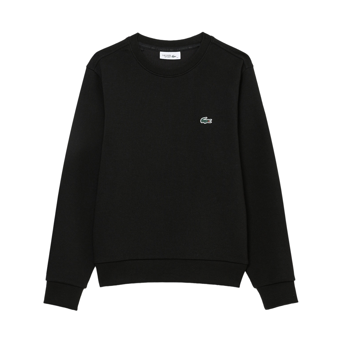 SF616E-56N-031 (W) Lacoste Technical Crewneck Sweatshirt Black