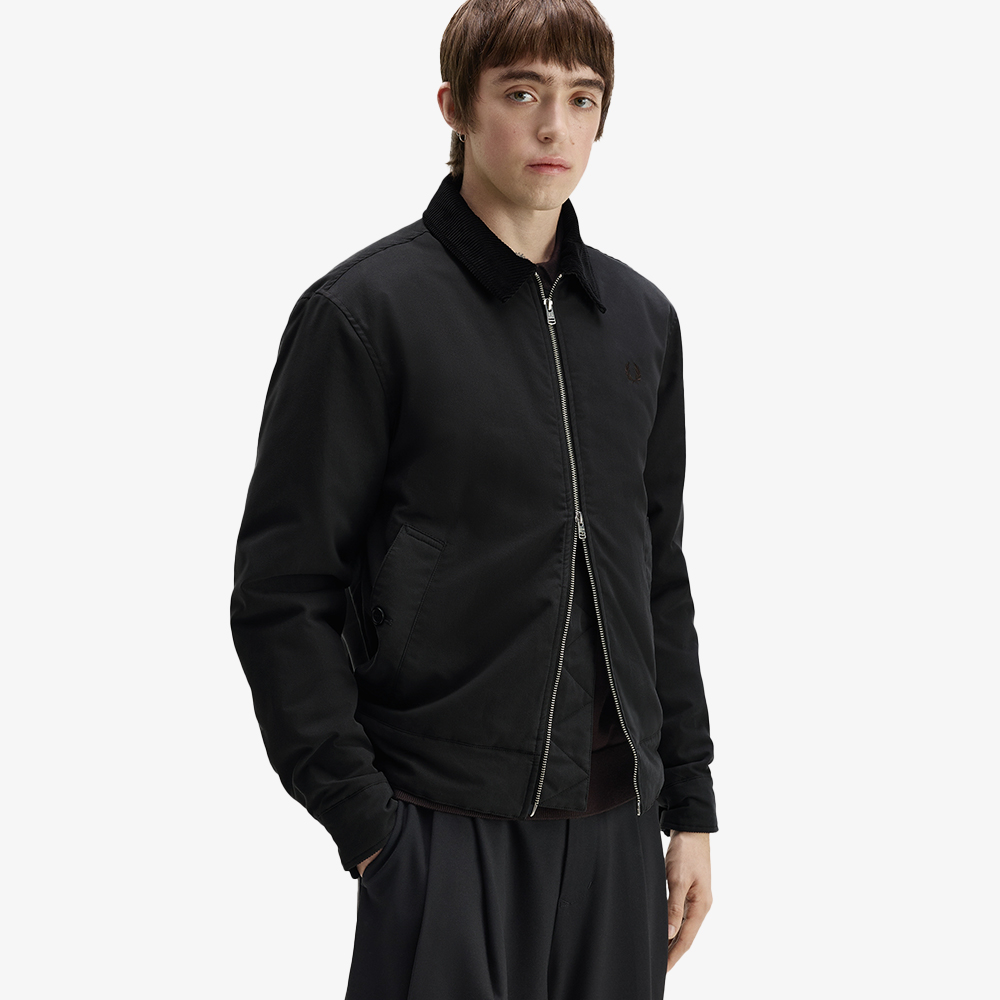 프레드페리 투웨이 코튼 카반 재킷 블랙(Fred Perry Cotton Caban Jacket Black) - 5