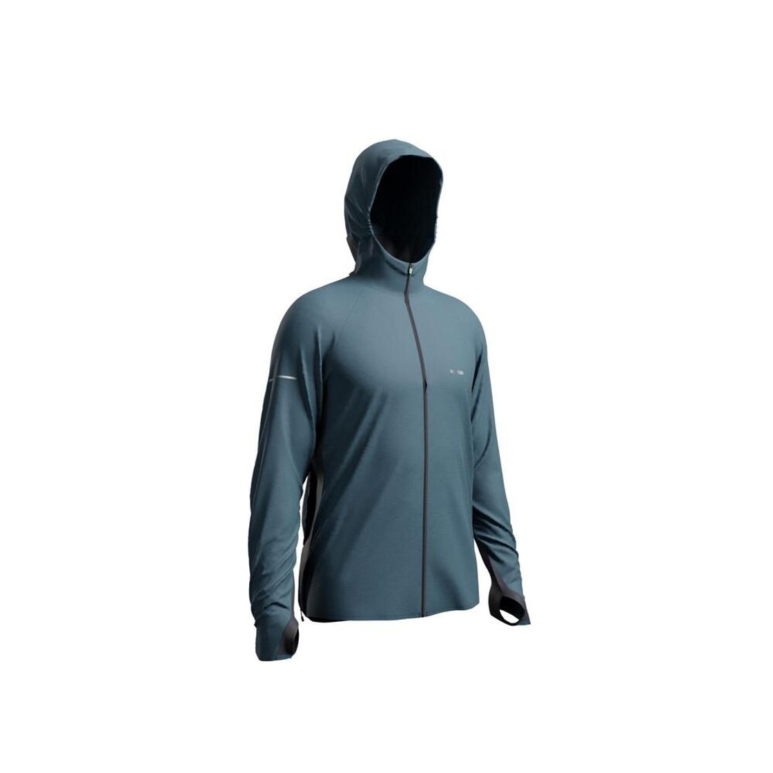 데카트론 남성 트레일러닝 윈드 자켓 런 900 틸 블루(Decathlon Men's Trail Running Wind Jacket Run 900 Teal Blue) - 2