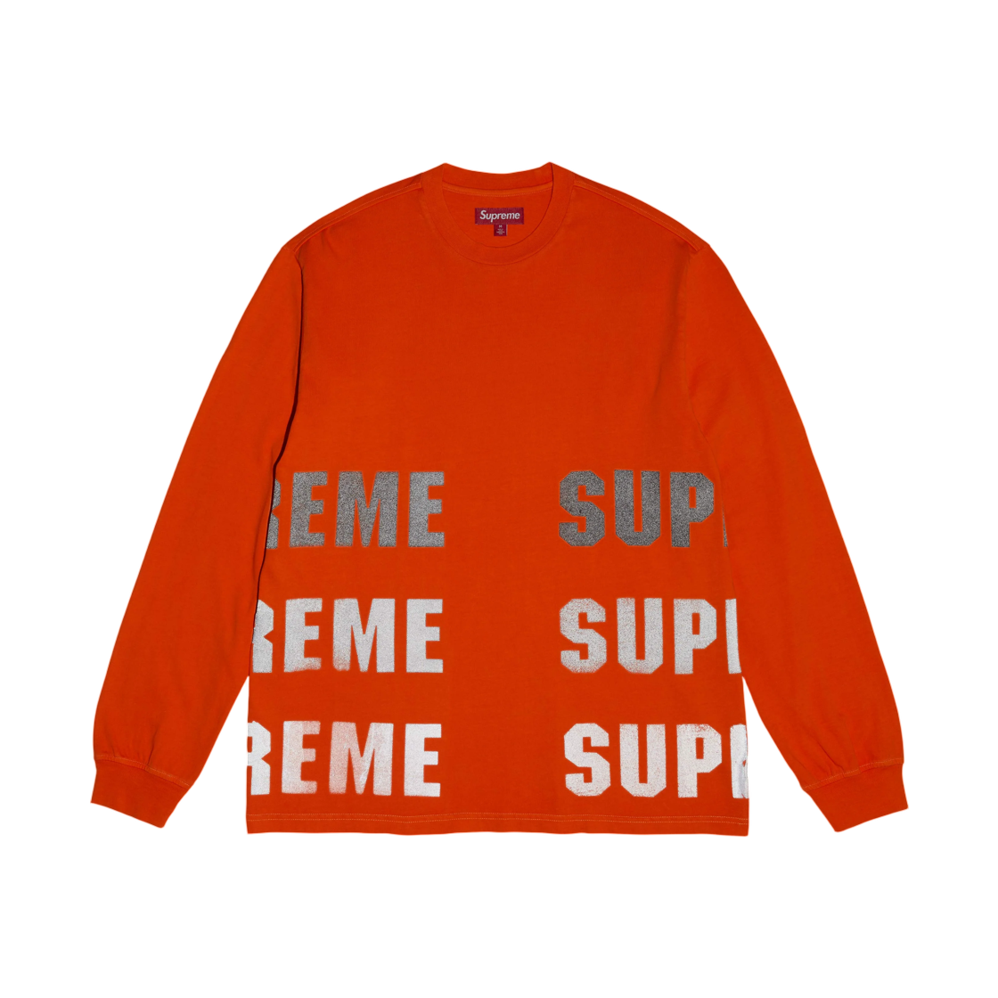 슈프림 리플렉티브 롱슬리브 탑 오렌지 - 26FW(Supreme Reflective L/S Top Orange - 26FW) - 2