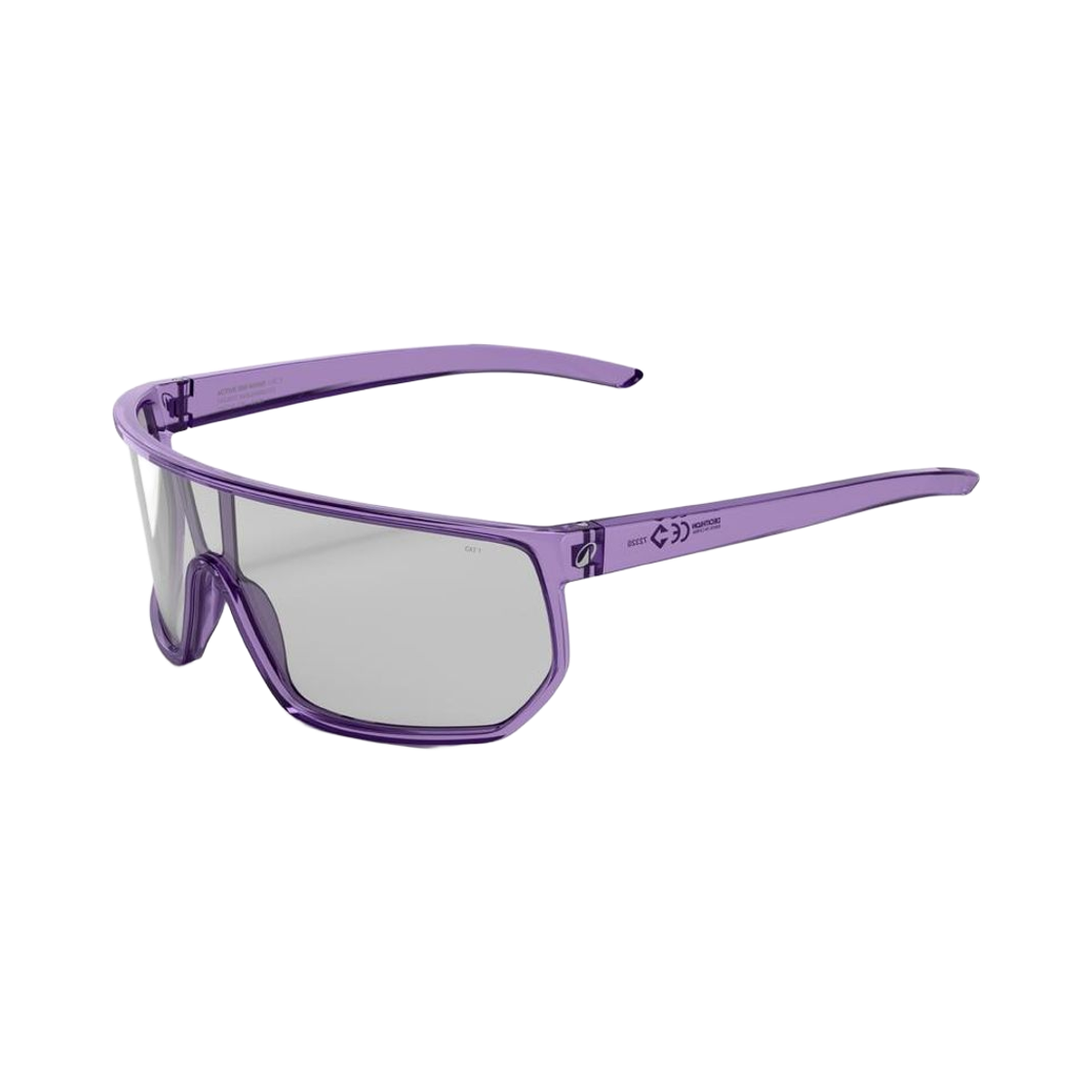8942043 Decathlon Sports Single Lens Sunglasses Active 500 Wisteria Purple