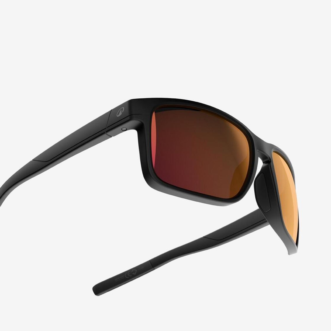 데카트론 스포츠 편광렌즈 스퀘어 선글라스 익스플로어 500 스모크 블랙(Decathlon Sports Polarized Square Sunglasses Explore 500 Smoke Black) - 6