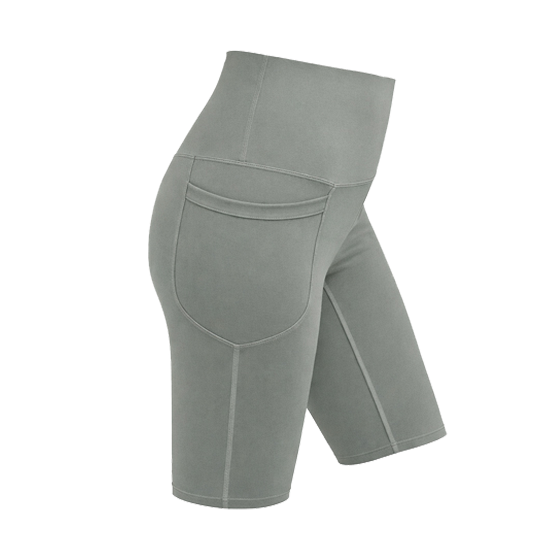 110515 Nokjok Terry Pocket 5/Part Leggings MistGray