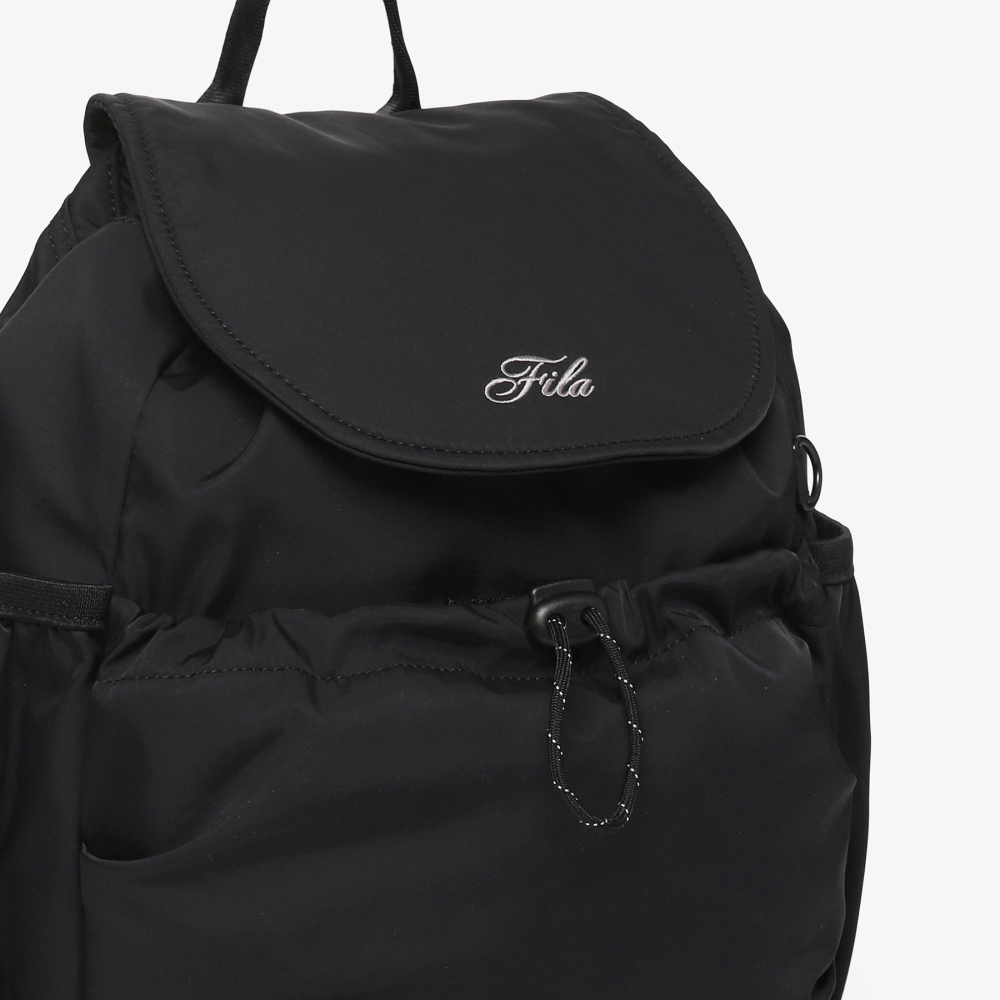 [5% 적립] 휠라 데일리 플랩 미니백팩 블랙([5% 적립] FILA Daily Flap Mini Backpack Black) - 5