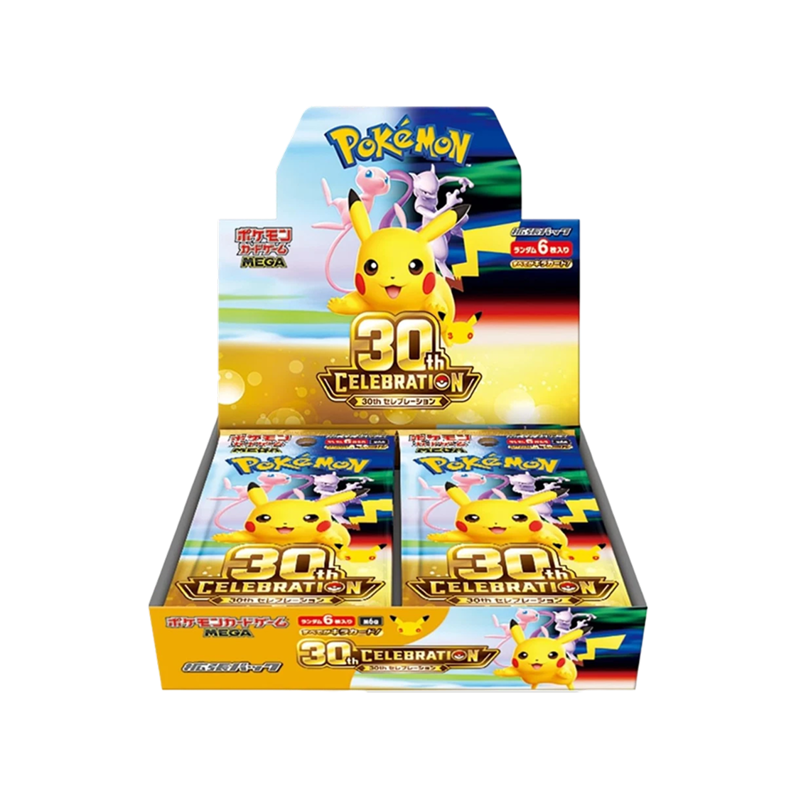 포켓몬 TCG 메가 확장팩 30주년 기념팩 1 박스 (20팩/일어판)(Pokemon TCG Mega Expansion 30th Celebration Pack 1 Box (Pack of 20/Japanese Ver.)) - 1