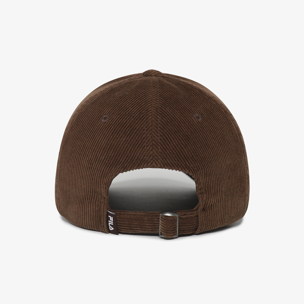 [5% 적립] 휠라 코듀로이 F박스 볼캡 브라운([5% 적립] FILA Corduroy F Box Ball Cap Brown) - 5