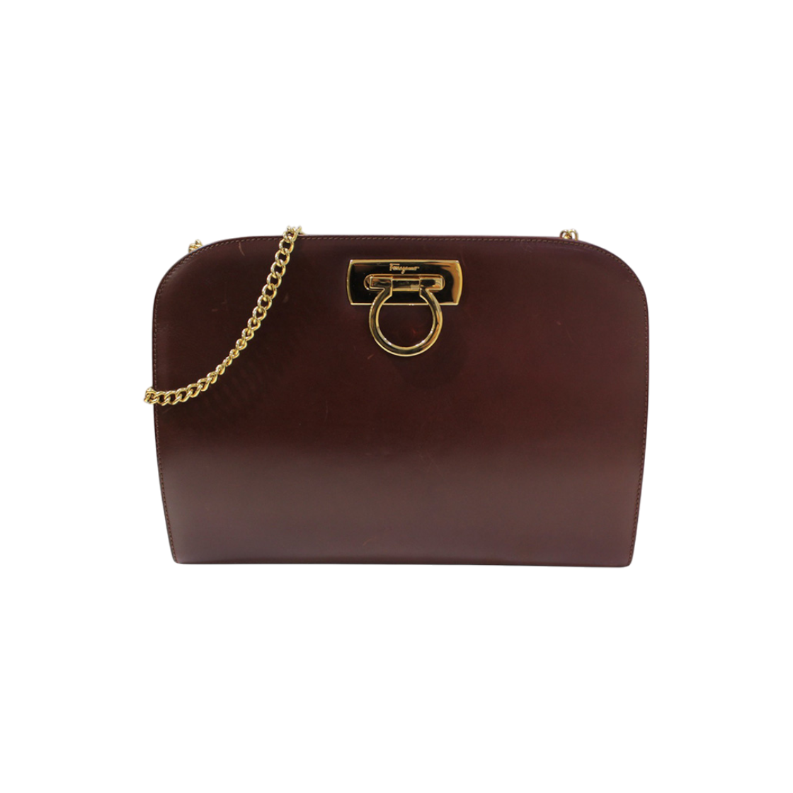 ITFGBHSDW4TI Ferragamo Gancini Brown Shoulder Bag