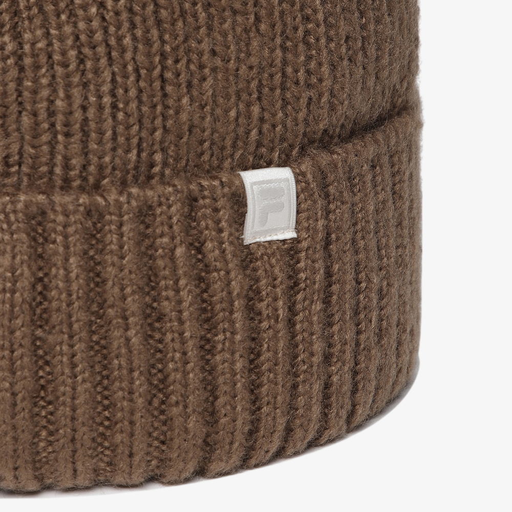 [5% 적립] 휠라 컬시브 미드 비니 브라운([5% 적립] FILA Cursive Mid Beanie Brown) - 2