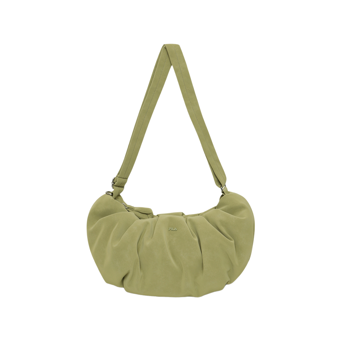 1100FS264BC01F001330 [5% 적립] FILA Puffer Salt Bread Bag (Keyring Set) Light Khaki