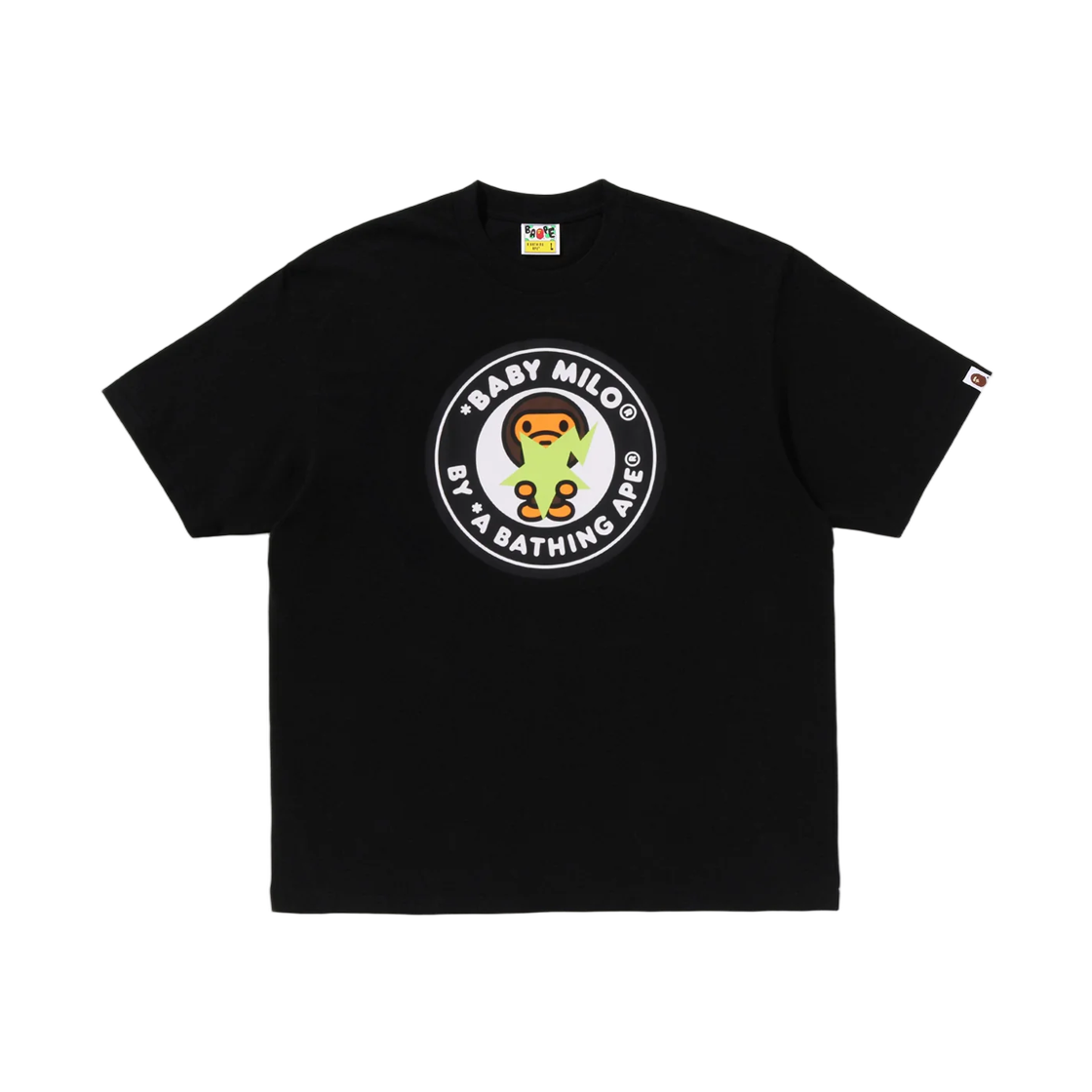 - BAPE Baby Milo Bape Sta Busy Works Relaxed Fit T-Shirt Black