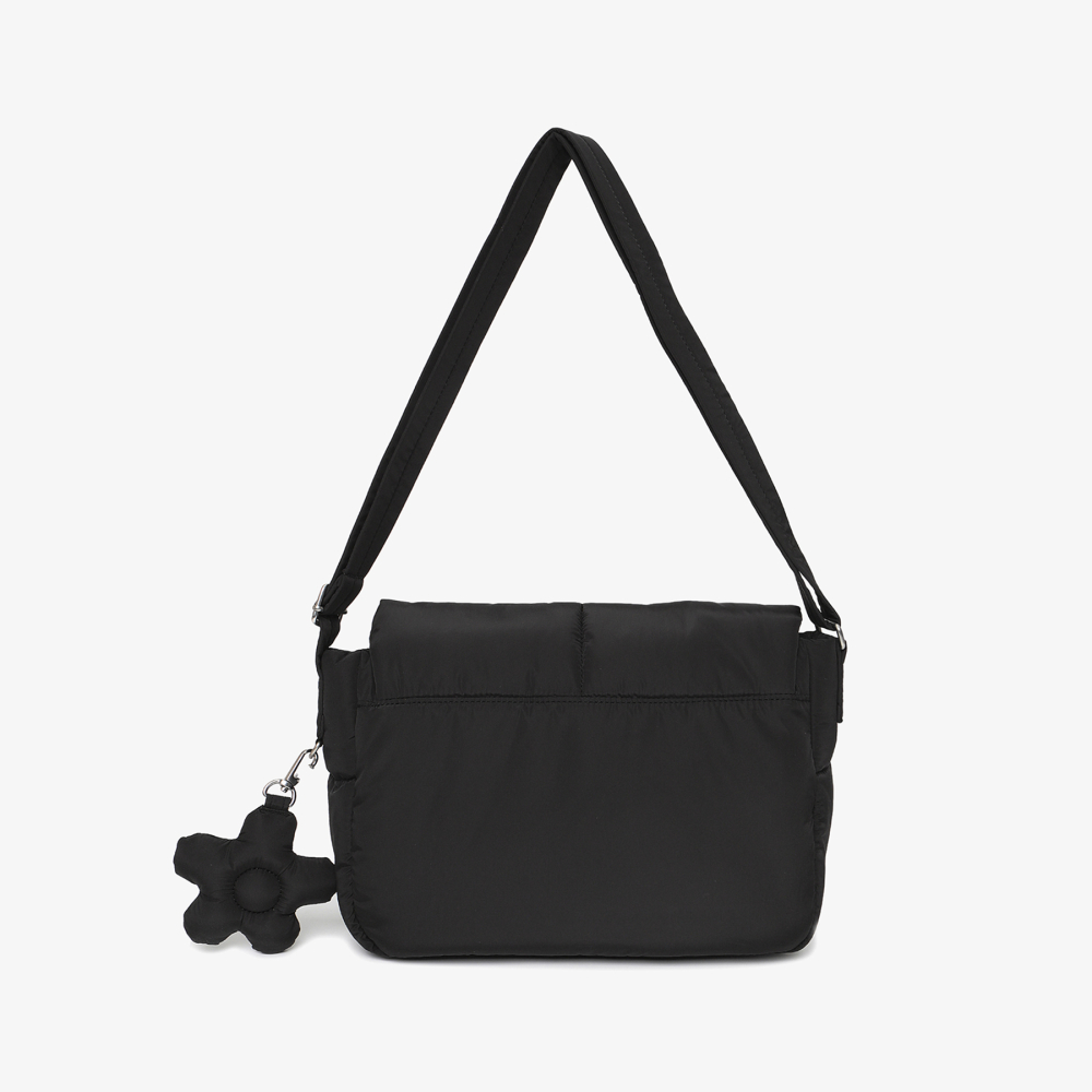 [5% 적립] 휠라 푸퍼 플랩 크로스백 블랙([5% 적립] FILA Puffer Flap Cross Bag Black) - 2