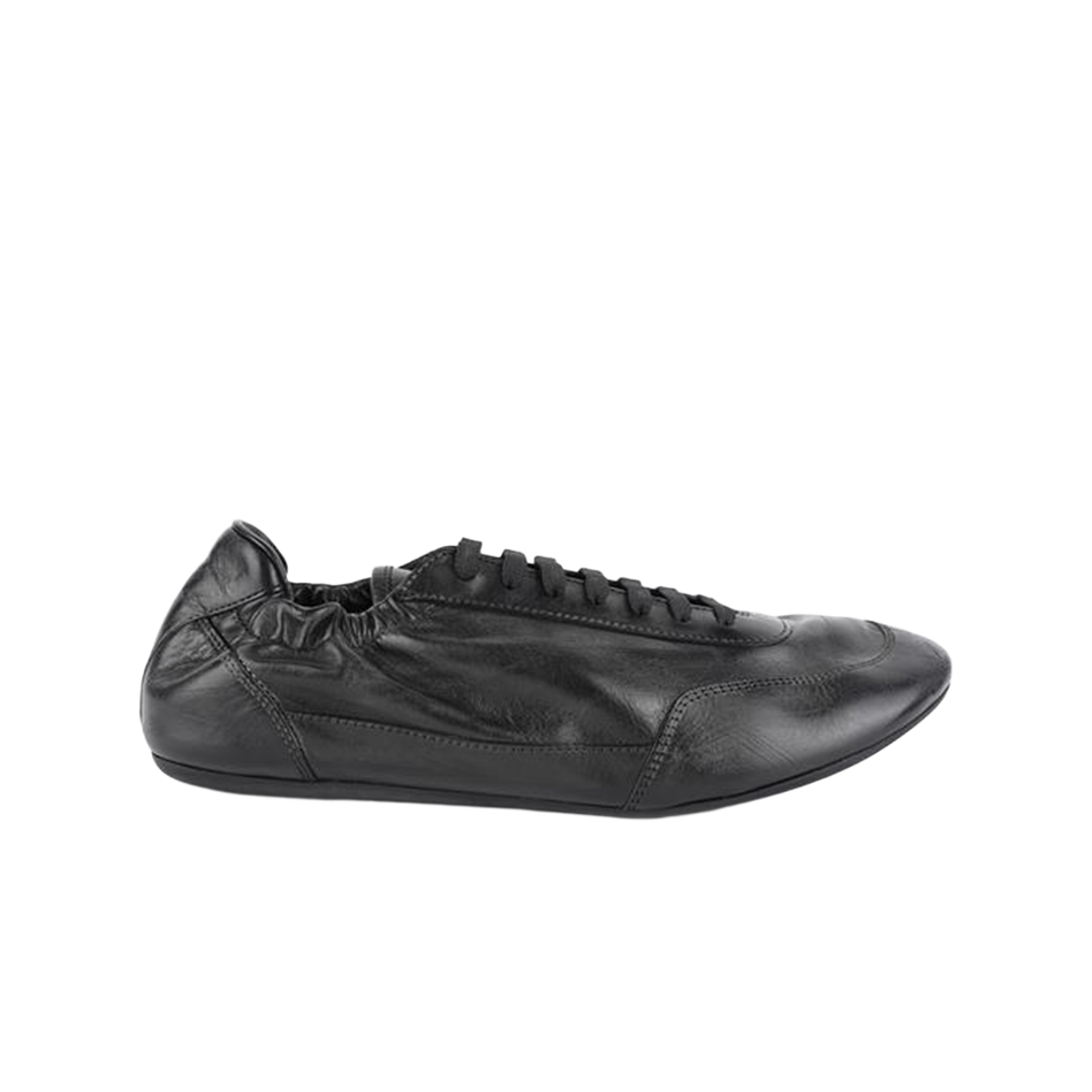 2EG479 7V6 F0002 [20% 쿠폰] Prada Collapse Leather Sneakers Black