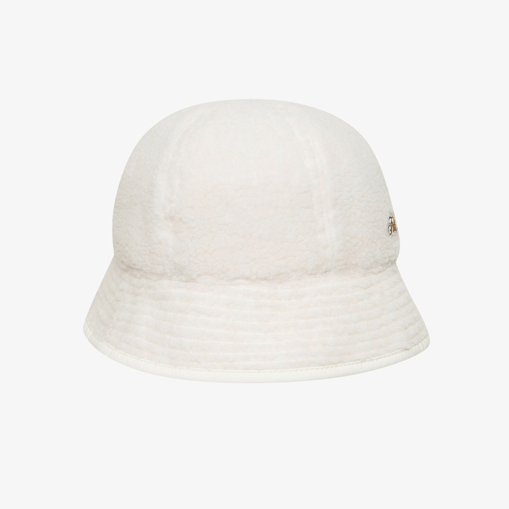 [5% 적립] 휠라 뽀글이 귀달이 돔햇 아이보리([5% 적립] FILA Fleece Earflap Dome Hat Ivory) - 5