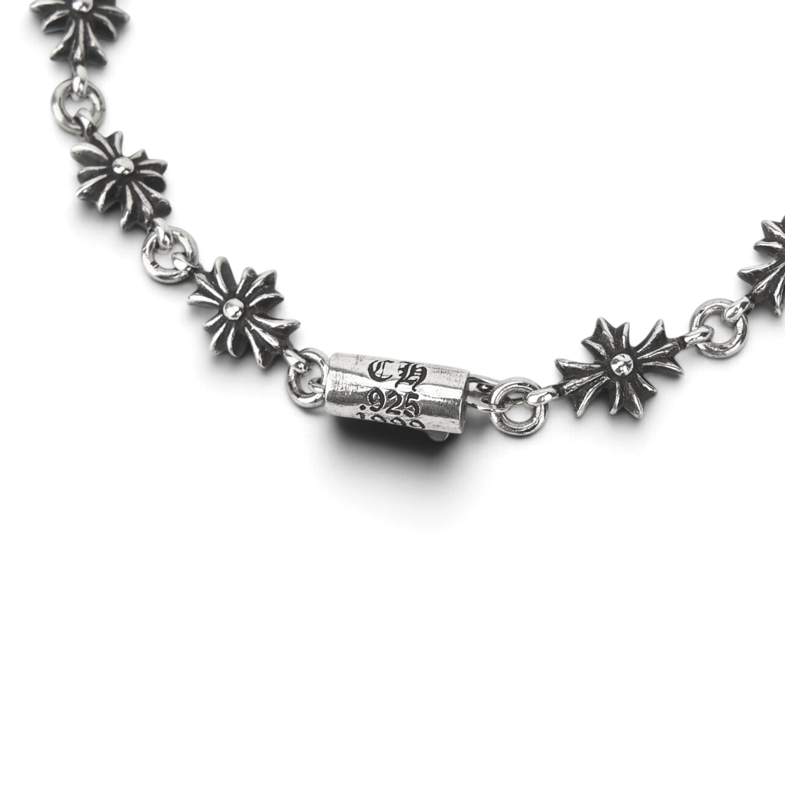 크롬하츠 타이니 E CH 플러스 브레이슬릿 실버(Chrome Hearts Tiny E CH Plus Bracelet Silver) - 3