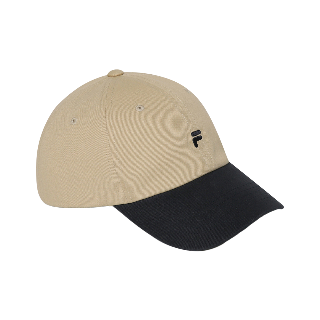 [5% 적립] 휠라 F로고 배색 볼캡 다크네이비([5% 적립] FILA F Logo Color Block Ball Cap Dark Navy) - 1