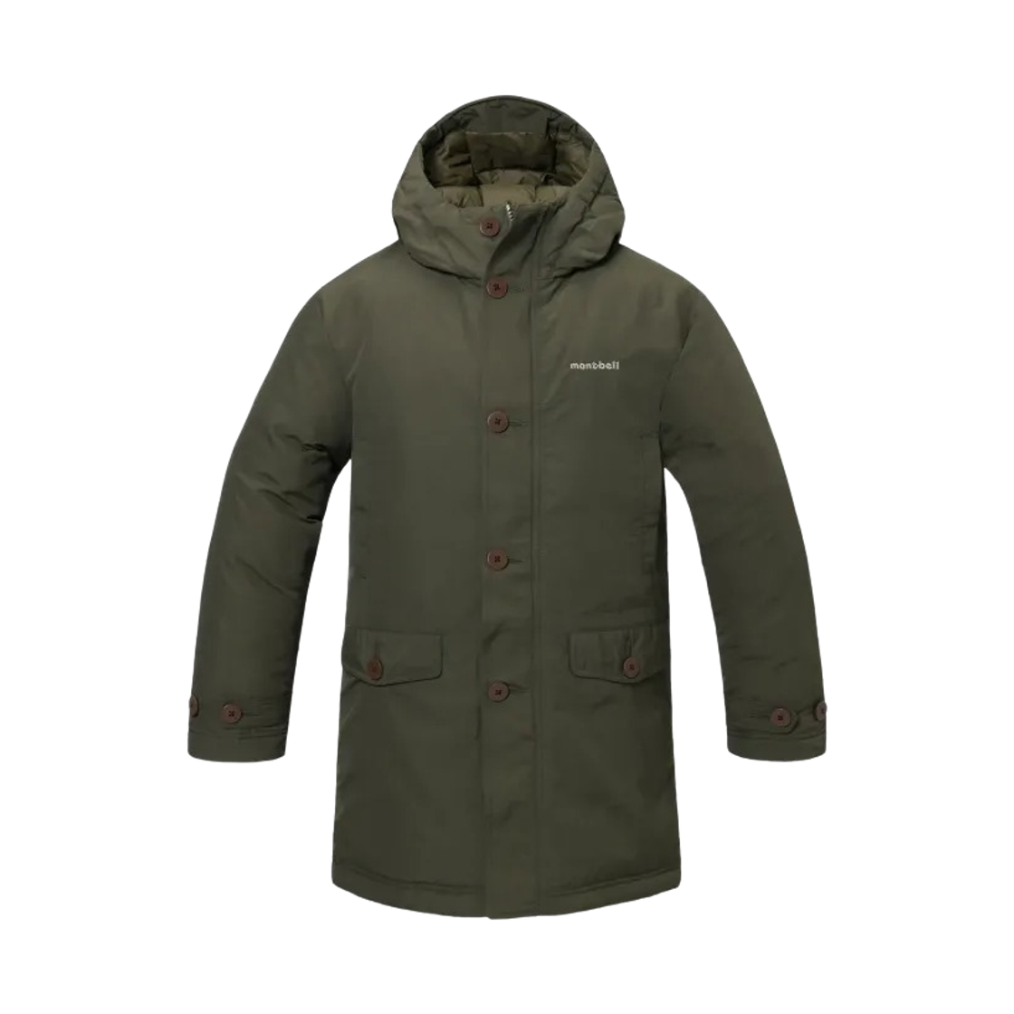1101749 (Kids) Montbell Down Fiber Husky Coat Dark Green
