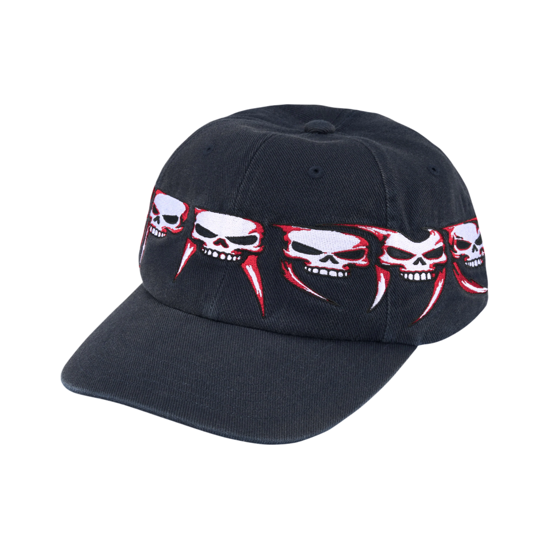 - Supreme Skulls Spellout 6-Panel Navy - 26FW