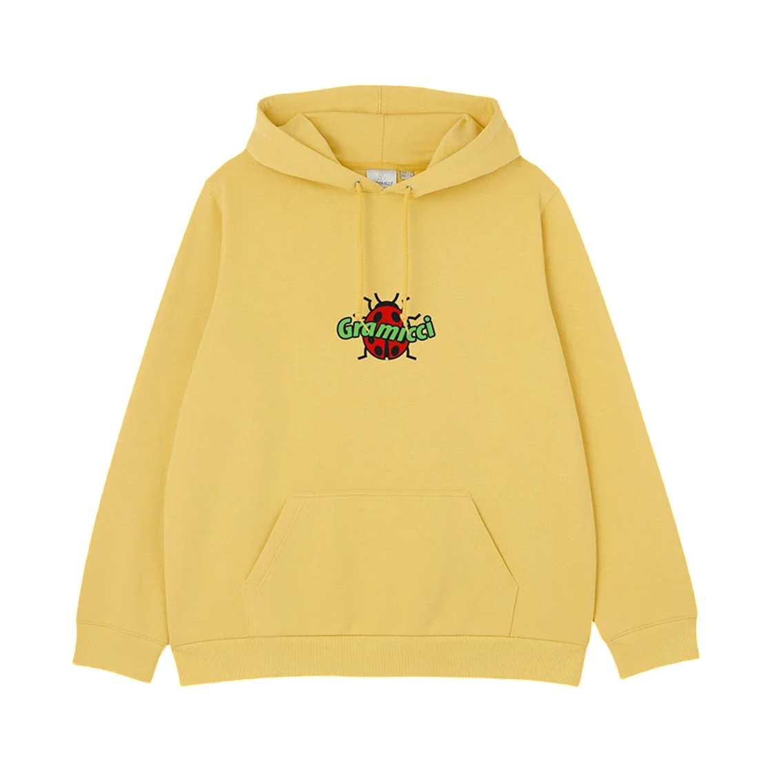 그라미치 레이디버그 후드 스웨트셔츠 옐로우 - US 사이즈(Gramicci Ladybug Hooded Sweatshirt Yellow - US Sizing)